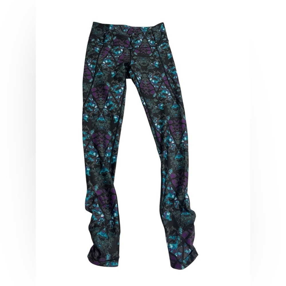 Calia by Carrie Underwood Geometric Patterned Rouched Leggings Sz S